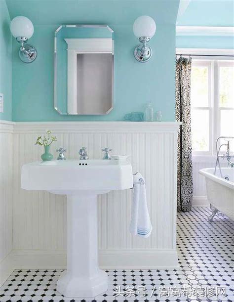 藍色浴室 房間色調